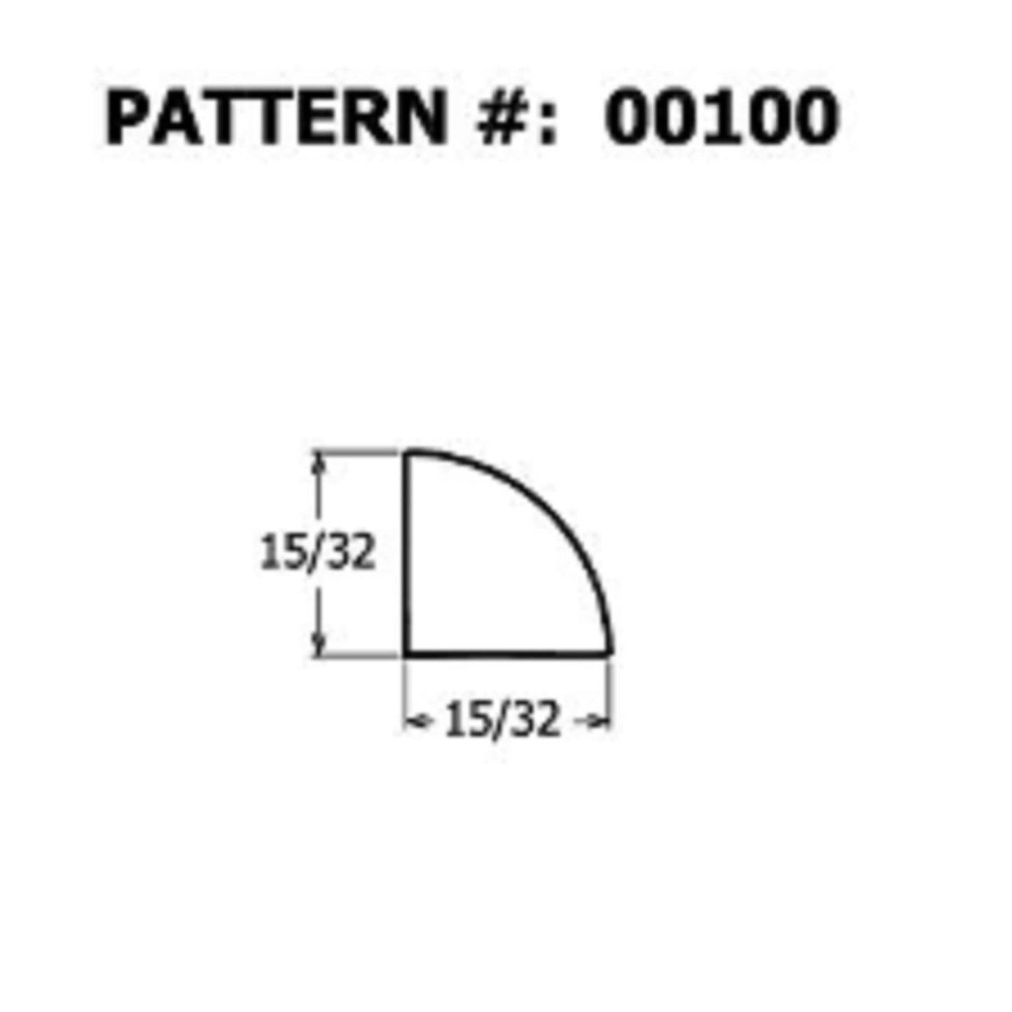 Alexandria Moulding 1/2 in. H x 8 ft. L Natural Pine Quarter Round Molding