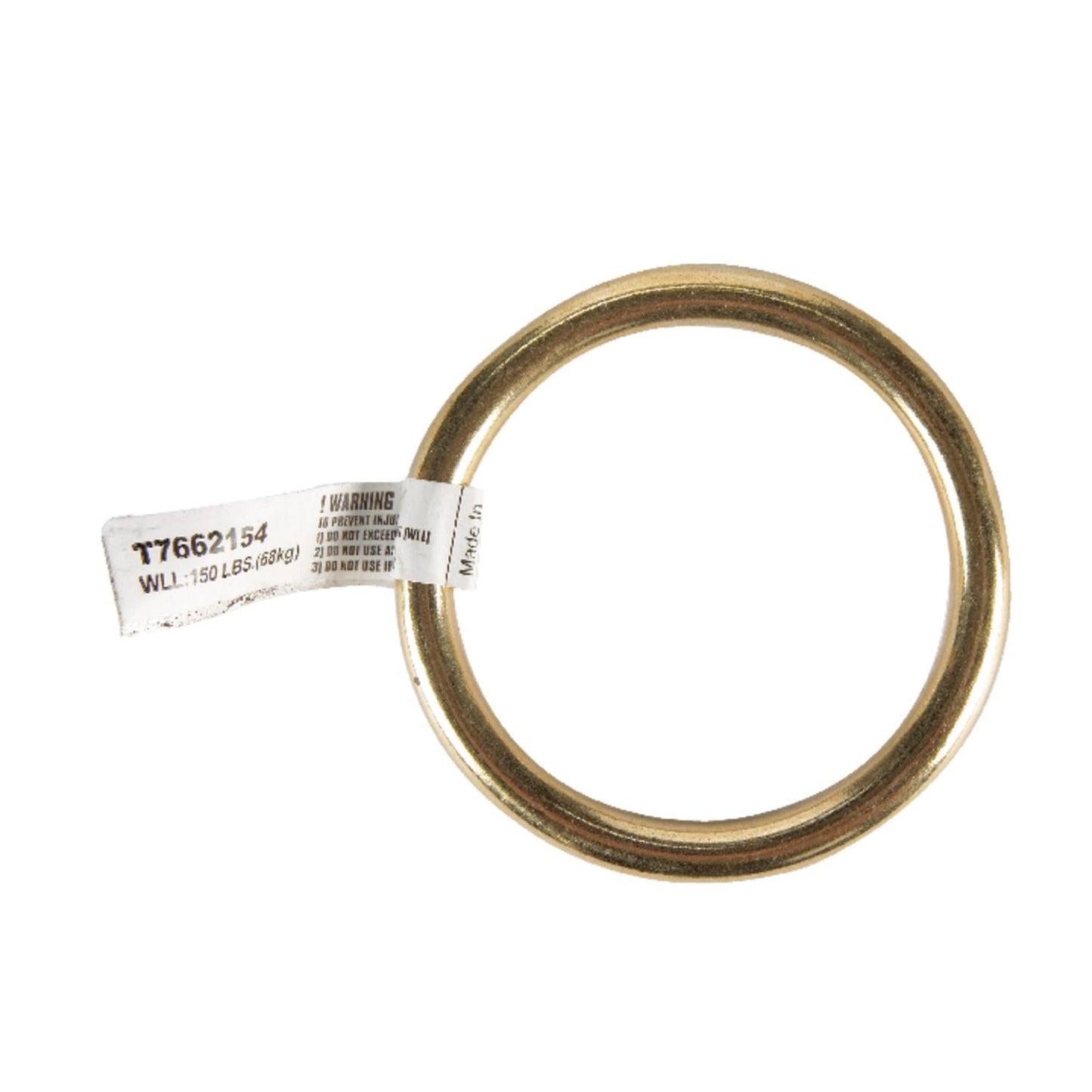 Campbell Polished Solid Bronze Solid Ring, 150 lb Working Load, 2 in. Length