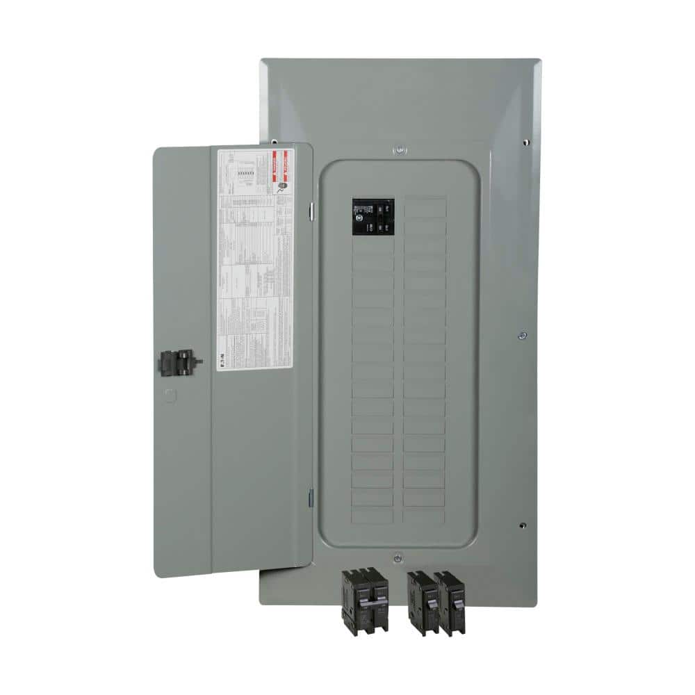 Eaton Type BR 100-Amp 30-Space 60-Circuit Indoor Main Breaker Plug-On Neutral Load Center - BRP30B100V25