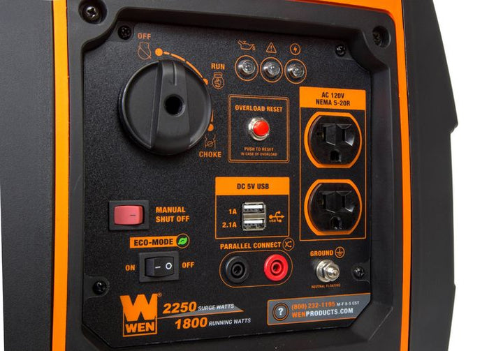 WEN Super Quiet 2250-Watt Portable Inverter Generator with Fuel Shut-Off
