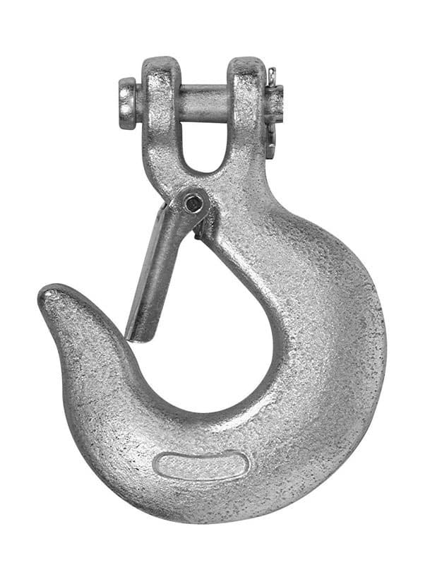 Campbell 4.00 in H x 1/4 in Utility Slip Hook with Latch, 2,600 lb Working Load