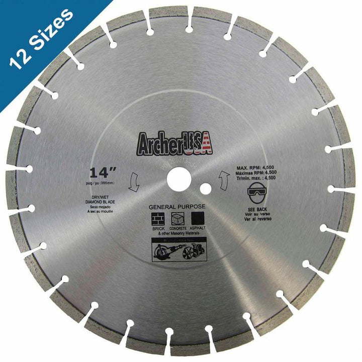 Archer USA 24 in. Diamond Blade for General Purpose