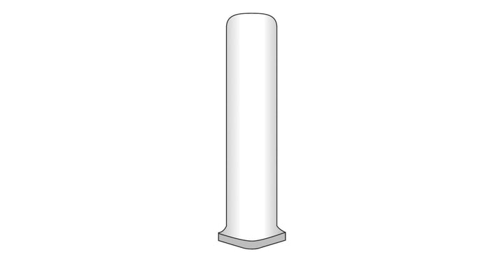 Emser Vogue Gray Ceramic Cove Corner Tile (1-in x 6-in)