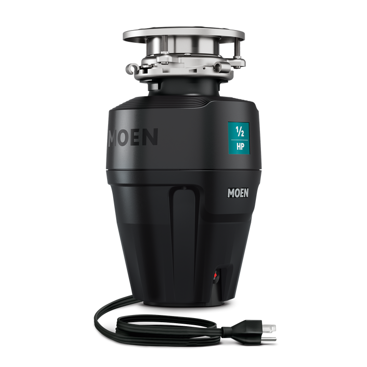 MOEN Prep Series 1/2 HP Continuous Feed Garbage Disposal with Sound Reduction and Universal Mount