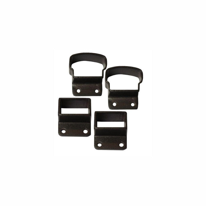 EZ Handrail 2.75 in. Bronze Top and Bottom Post Mount Kit