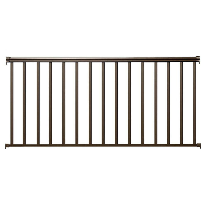 EZ Handrail 6 ft. x 36 in. Bronze Aluminum Baluster Railing Kit