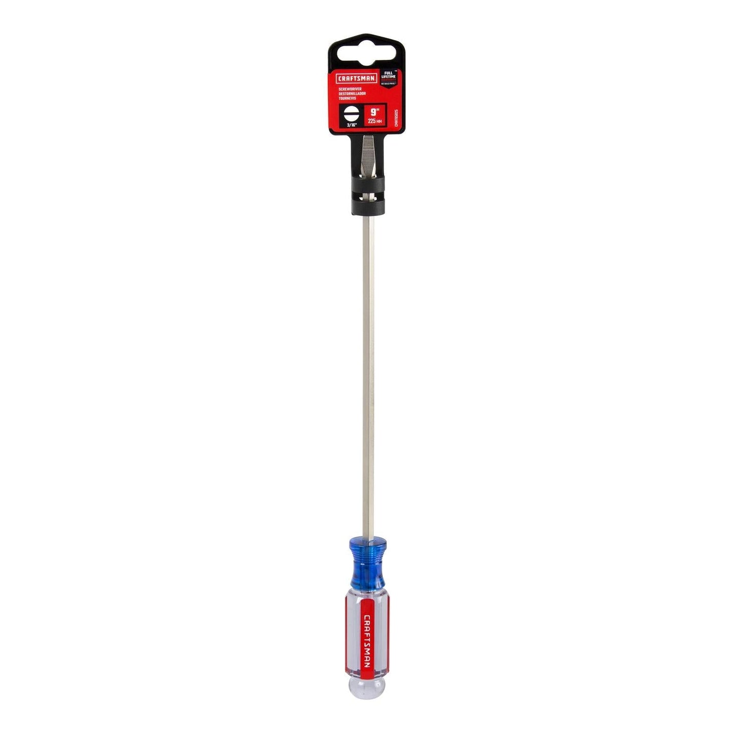 Craftsman 3/16 in. x 9 in. Slotted Screwdriver - Durable Alloy Steel