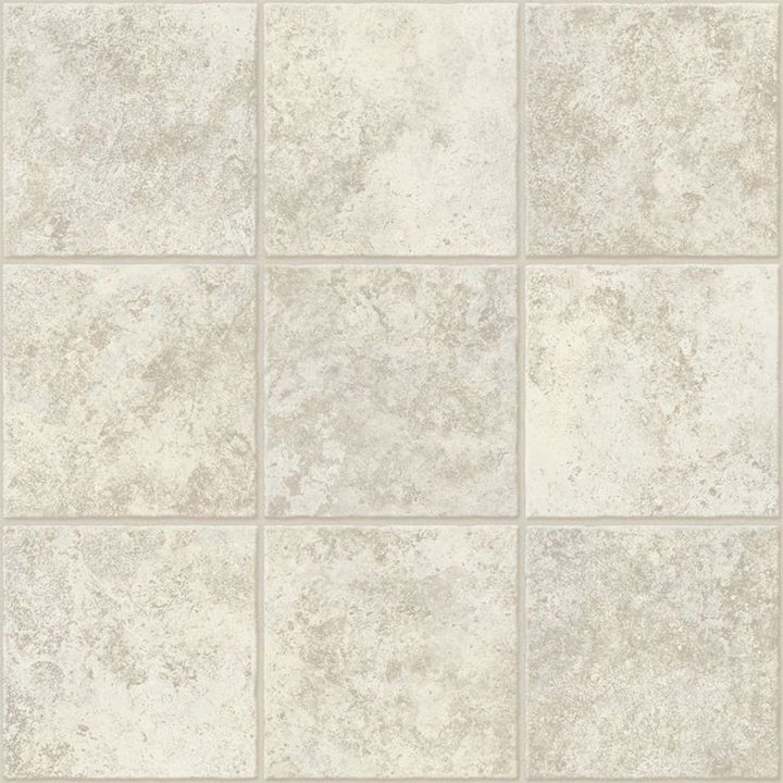 Congoleum (Sample) AirStep Plus Oxford Square London Fog Waterproof Stone Look Glue Down Sheet Vinyl