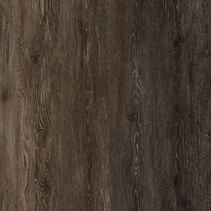 TrafficMaster Khaki Oak Dark 6 in. W x 36 in. L Luxury Vinyl Plank Flooring (24 sq. ft. / case)