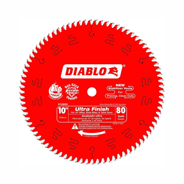 10 in. x 80-Teeth Ultra Finish Saw Blade - Super Arbor