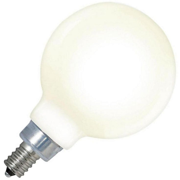 Bulbrite 40-Watt Equivalent G16 Milky Dimmable Decorative Filament LED Light Bulb Warm White (3-Pack)