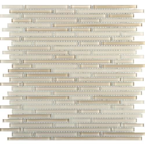 Emser Infinity 12-Pack Natural Glass Border Tile (12-in x 12-in)
