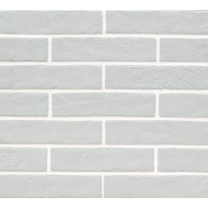 Capella Fog Brick 2 in. x 10 in. Matte Porcelain Floor and Wall Tile (5.15 sq. ft. / case)