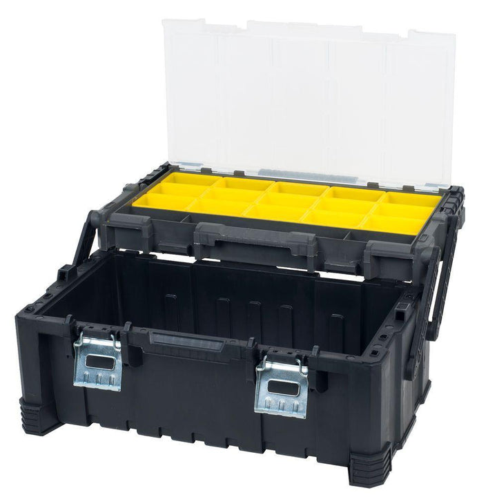 22.5 in. Parts and Crafts Tiered Storage Tool Box - Super Arbor