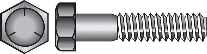 Hillman 3/8 in. Diameter x 1 in. Length Grade 5 Heat-Treated Zinc Steel Hex Head Cap Screw, 100-Pack