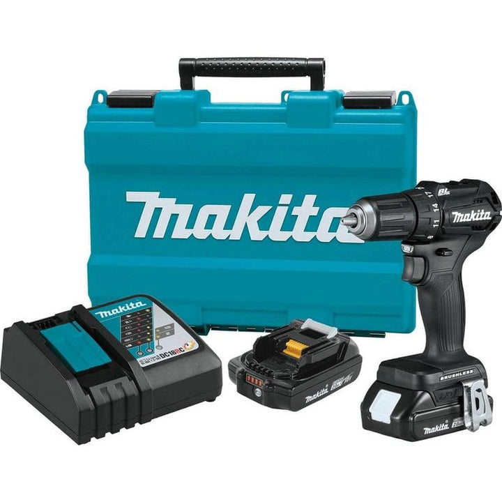 18-Volt 2.0 Ah LXT Lithium-Ion Sub-Compact Brushless Cordless 1/2 in. Driver Drill Kit