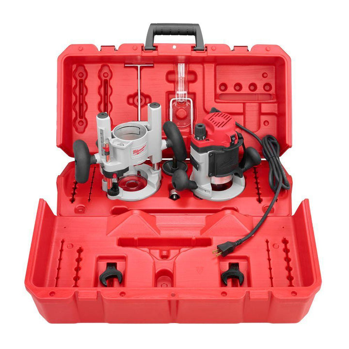 11 Amp 1-3/4 HP Multi-Base Corded Router Kit - Super Arbor