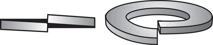 Hillman 1/2 in. Stainless Steel Split Lock Washer, 50-Pack