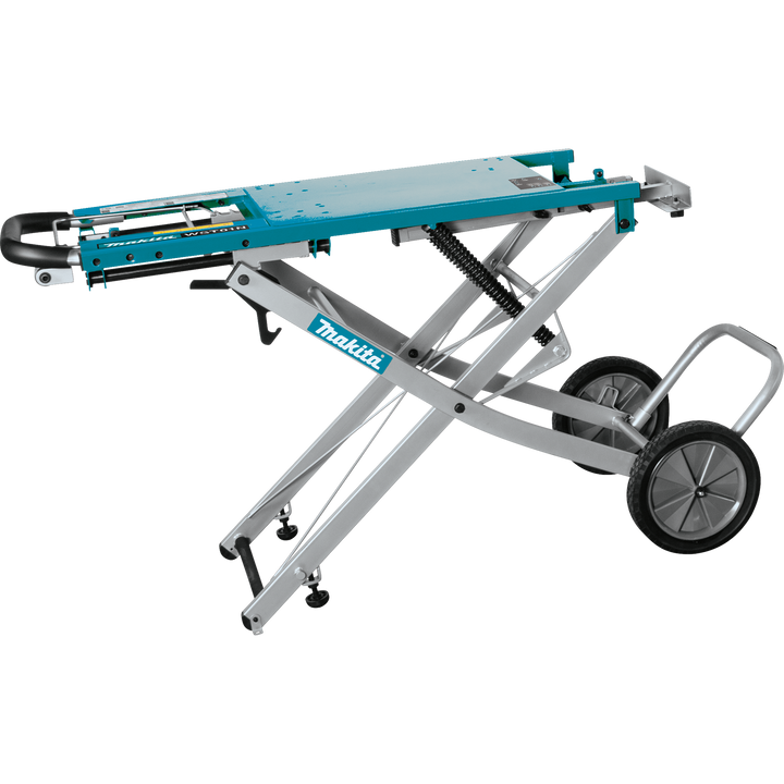 Makita Large Rising Base Miter Saw Stand, WST01N, 5-Position Height, 9 ft Extensions