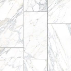 TRUE PORCELAIN CO. Arabescato Gold 12-in x 24-in Porcelain Tile (Common: 12-in x 24-in; Actual: 11.73-in x 23.58-in)