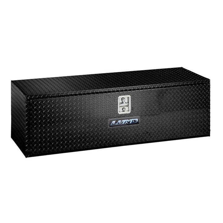Lund 60 in Matte Black Aluminum Aluminum Underbody Truck Tool Box with mounting hardware and keys included - Super Arbor