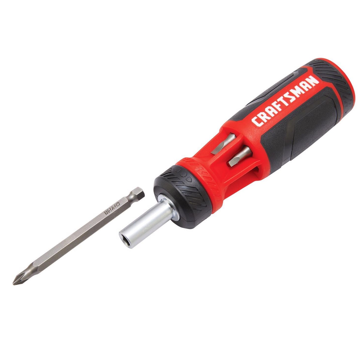 Craftsman Push-n-Pick Ratcheting Multi-Bit Screwdriver Kit, 10.6 in, 7 pc
