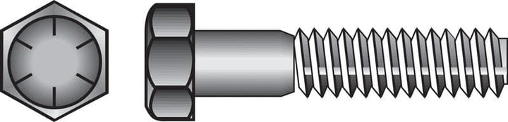Hillman 1/2 in. Diameter x 1-1/2 in. Length Heat-Treated Steel Hex Head Cap Screws, Grade 8, Coarse Thread, 50-Pack