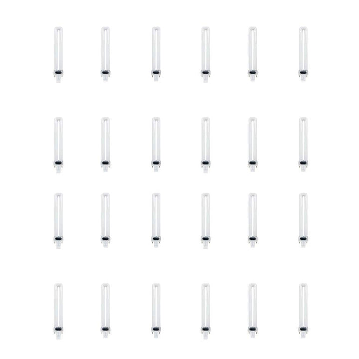 Feit Electric 13-Watt PL CFLNI Twin Tube, 2-Pin GX23 Plug-In CFL Light Bulb, Bright White 3500K (24-Pack)