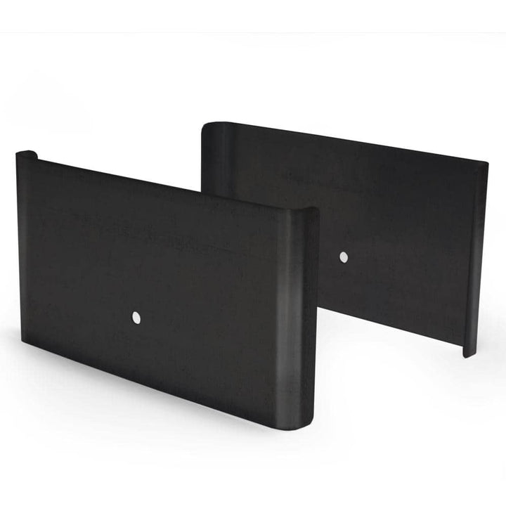 Fence Armor Black Demi Fence Post Guard 5.5 in. L x 3 in. H x .5 in. D for Wood