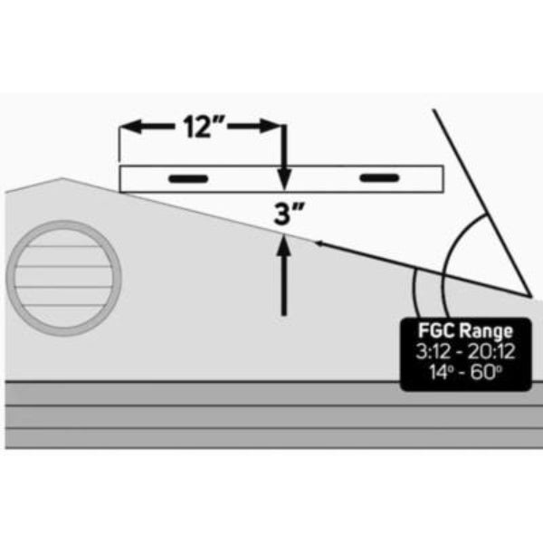 Fixed Self Flashing Tempered Skylight - Clear Glass image 5