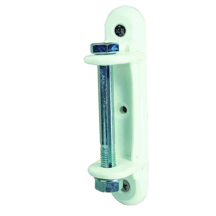 Field Guardian Wood Post - 2 in. Polytape Metal Split Bolt Tensioner - White