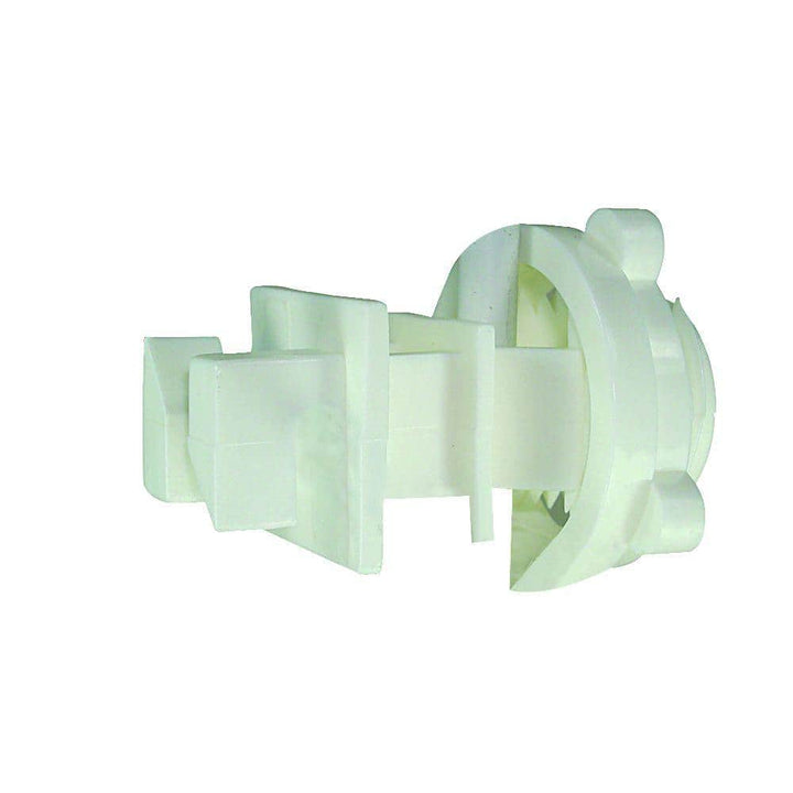 Field Guardian White Polywire/Wire W-Style Screw for Round Post (25-Pack)