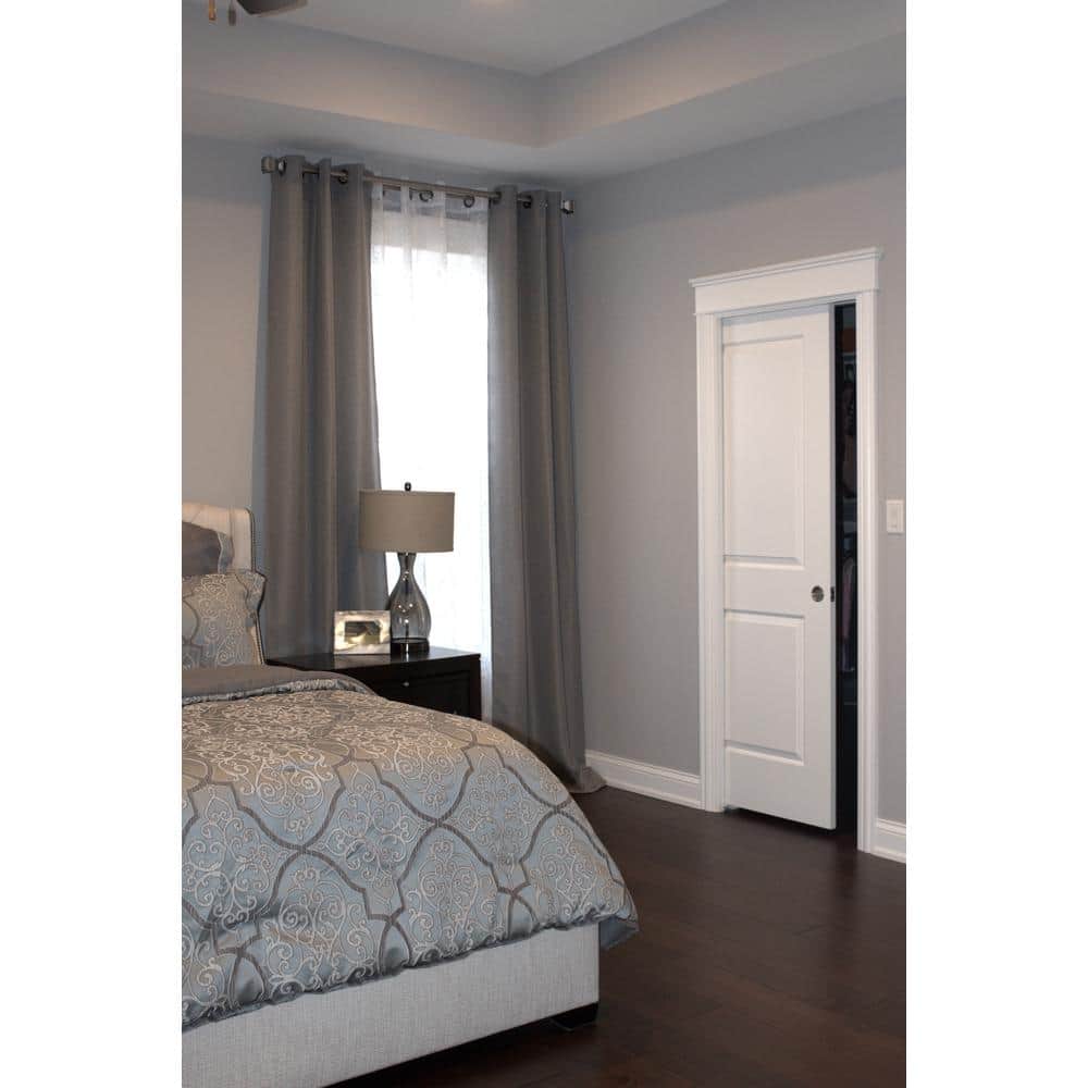 HOUSE OF FARA WM 356 9/16 in. D x 2-1/4 in. W x 84 in. L Prefinished White Wood Finger-Joined Casing Moulding