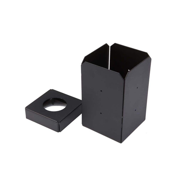 FORTRESS Evolution Steel Black Deck Framing Post to Pier Bracket