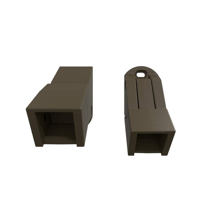 FORTRESS Fe26 1-in Bronze Steel Simplified Stair Bracket (4-Pack)