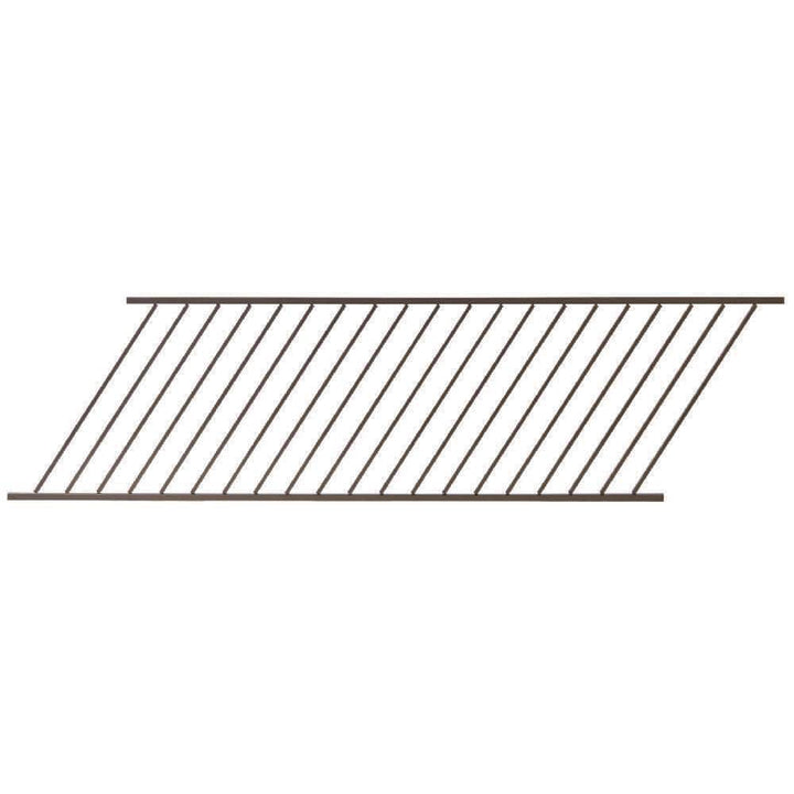 FORTRESS Fe26 34 in. H x 6 ft. W Bronze Steel Adjustable Railing Stair Panel
