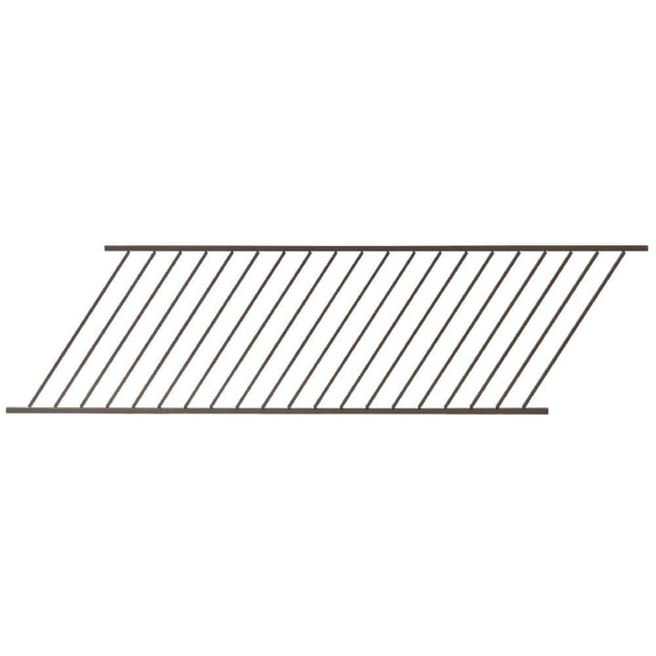 FORTRESS Fe26 40 in. H x 6 ft. W Bronze Steel Ajustable Railing Stair Panel