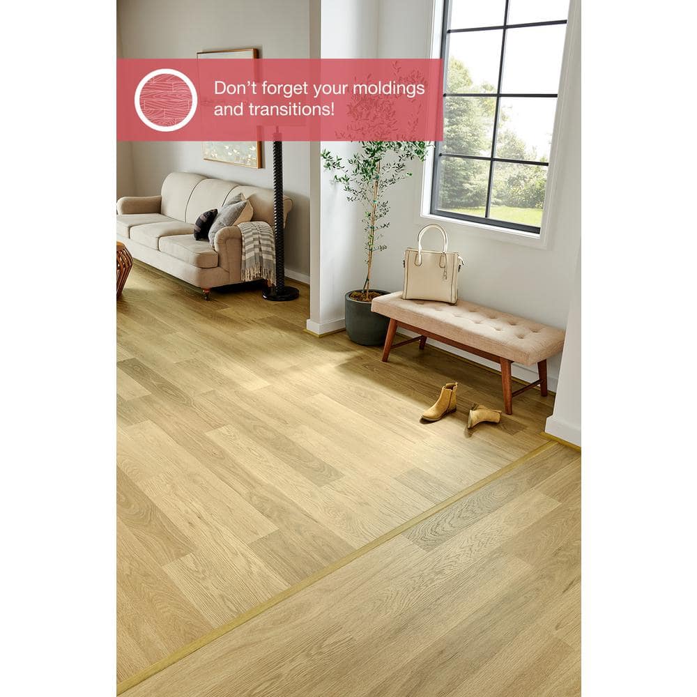 Pergo Outlast+ Frappe Hunt Oak 12 mm T x 6.1 in. W Waterproof Laminate Wood Flooring (16.12 sq. ft./case)