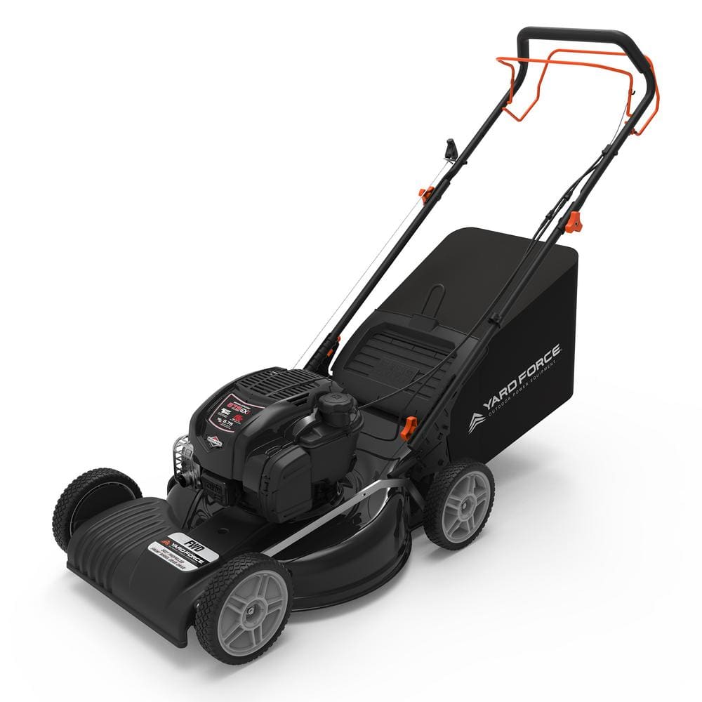 YARD FORCE 21 in. 150cc Briggs & Stratton Just Check and Add Self-Propelled FWD Gas Walk Behind Mower