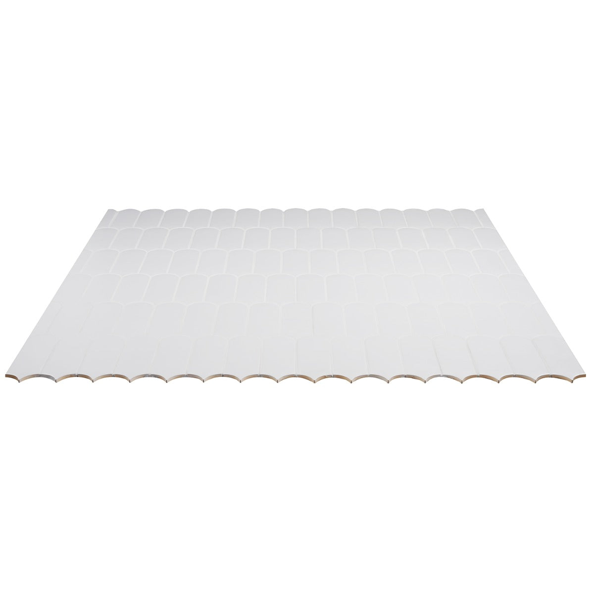 Parry Mist Gray 3x8 Fishscale Matte Ceramic Wall Tile - Lux Tile