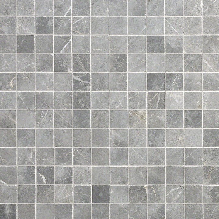 Tilebar Marble Tech Grigio Imperiale 2x2 Matte Porcelain Mosaic Tile