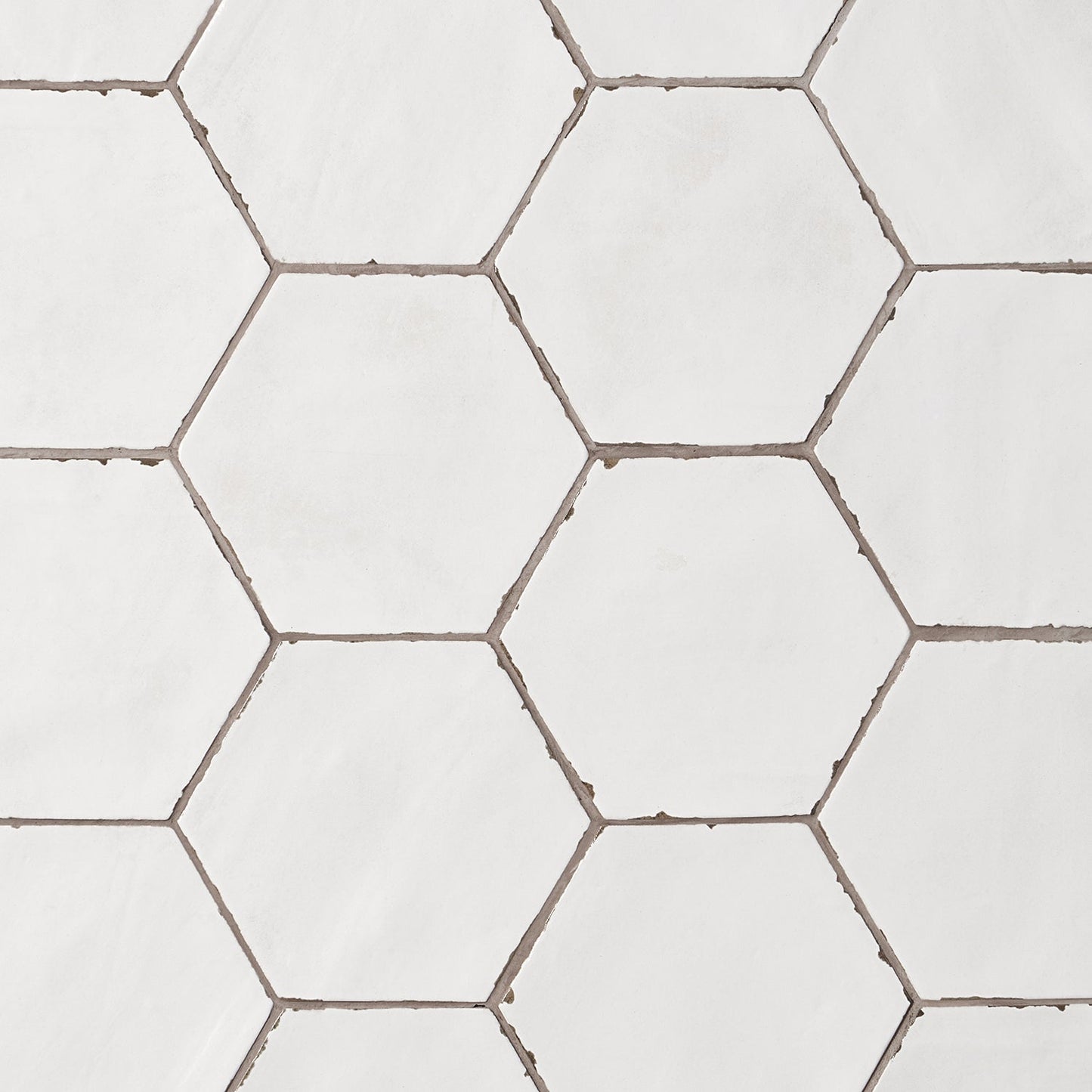 Sasha Hex White Matte Porcelain Tile - Lux Tile