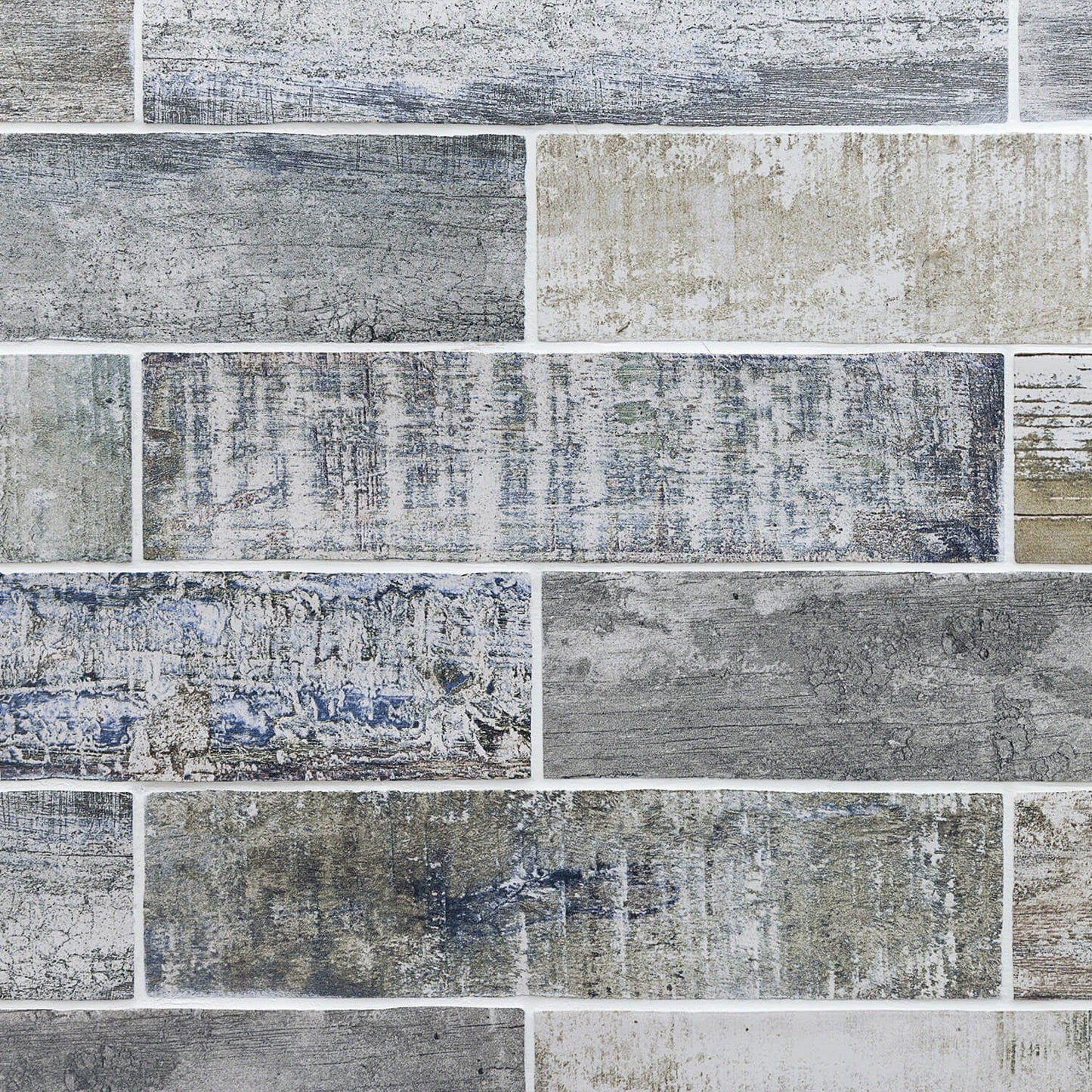 Bayou Riverwood Gray 3x12 Matte Ceramic Subway Tile - Weathered Wood Look