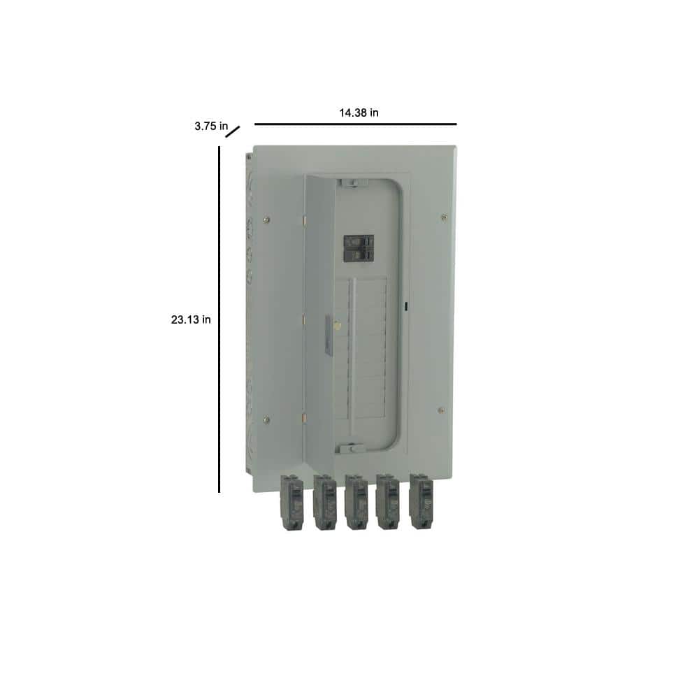 GE PowerMark Gold 100 Amp 20-Space 20-Circuit Indoor Main Breaker Value Kit
