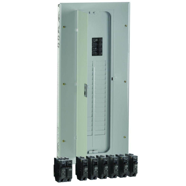 GE PowerMark Gold 200 Amp 32-Space 40-Circuit Indoor Main Breaker Value Kit Includes Select Circuit Breakers