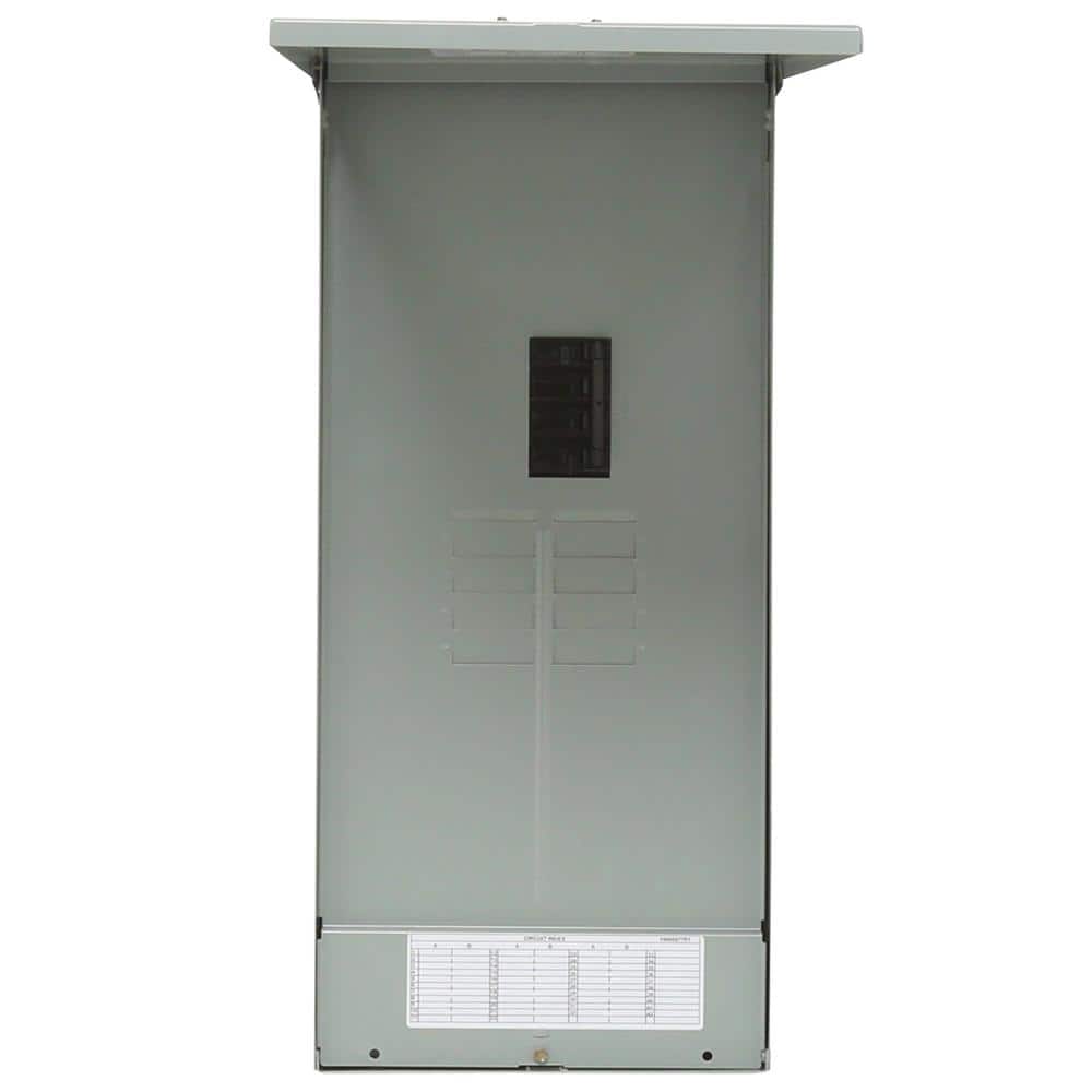 GE PowerMark Gold 200 Amp 8-Space 16-Circuit Outdoor Main Breaker Circuit Load Center Panel