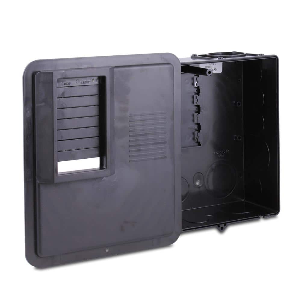 GE PowerMark Plus125 Amp 4-Space 8-Circuit Indoor Main Lug Circuit Breaker Panel