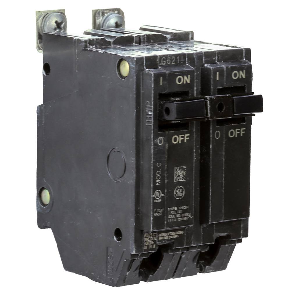 GE 25 Amp Double Pole Bolt-On Breaker