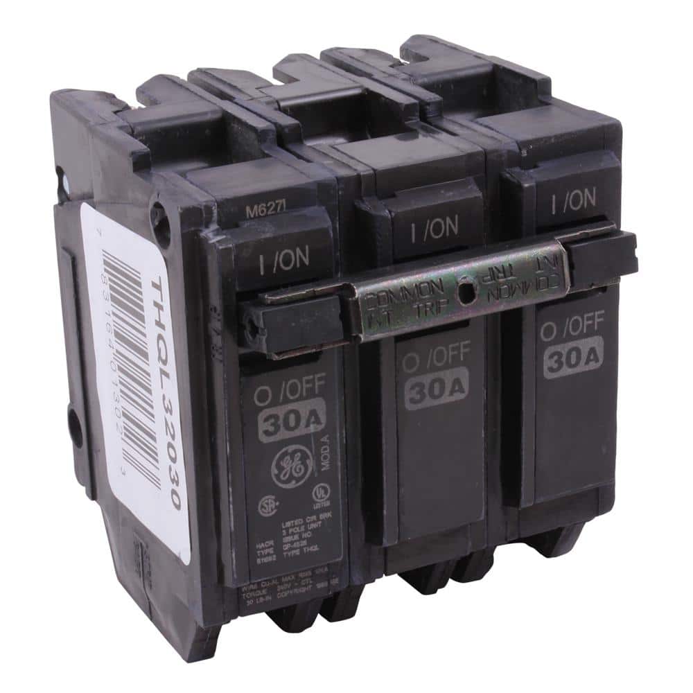 GE Q-Line 30 Amp 3 in. Triple-Pole Circuit Breaker