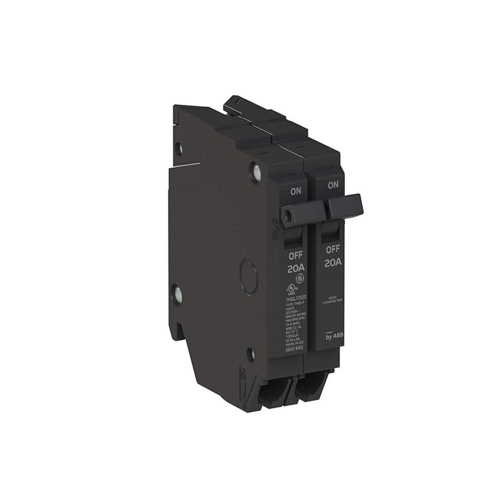 GE Q-Line 2-20 Amp Single-Pole Tandem 120/240-Volts Circuit Breaker